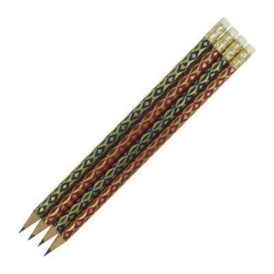 Simon Lucas Pencils with Erasers – Set of 4