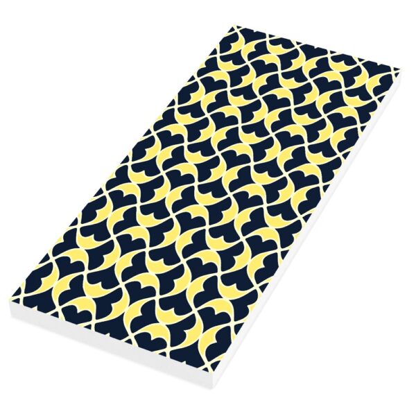 Helios blue yellow long notepad