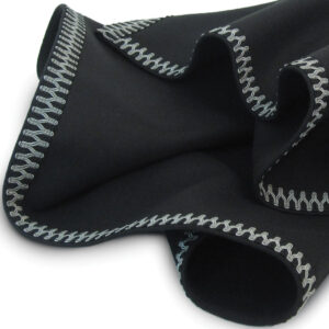 Black Baize Bridge Cloth - Black/Pewter Braid