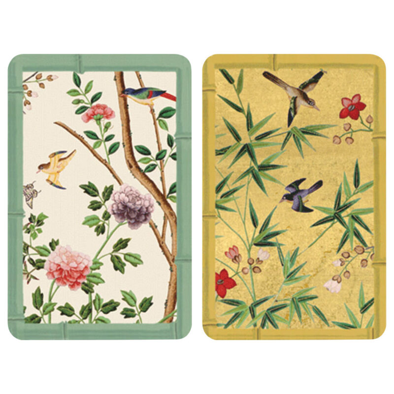 caspari decorative playing cards chinese wallpaper