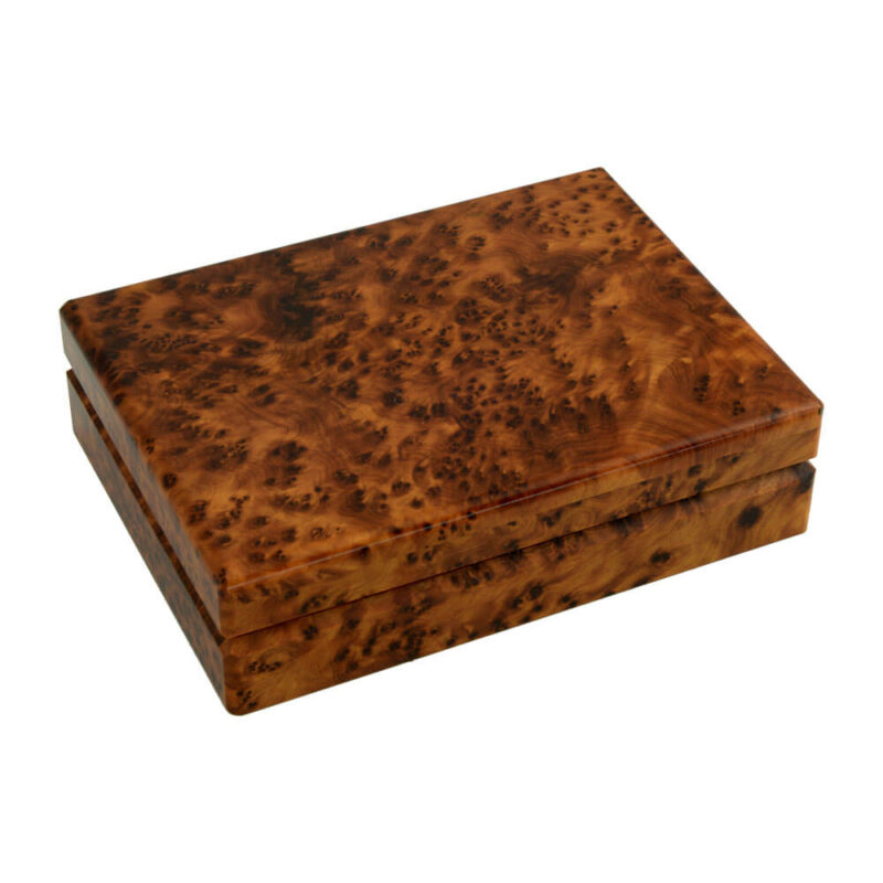 Luxury Thuya Wood Playing Card Box