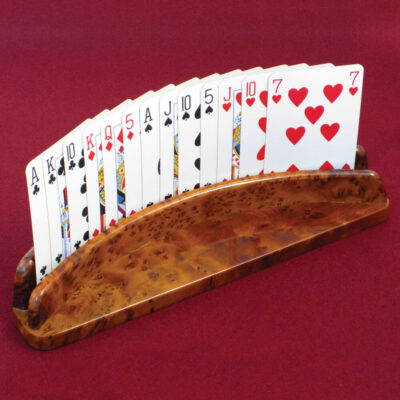 Luxury Thuya Wood Playing Card Holder