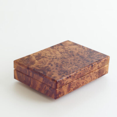 Luxury Thuya Wood Playing Card Box