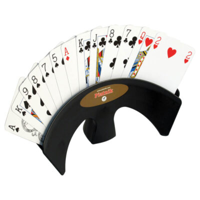 Deluxe Table Playing Card Holder – Black