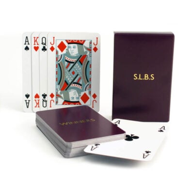 Luxury Personalised Playing Cards, Single Pack