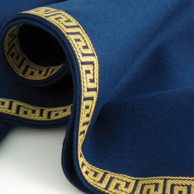 Round Greek Key Baize Table Cloth – Made to Measure