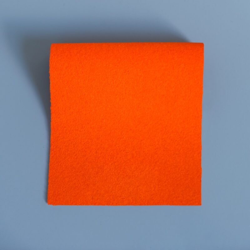 Bright Orange Extra Wide British Baize