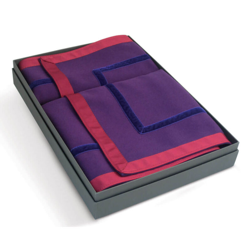 Penhallow's Bridge Cloth - Heather and Campion Colourway in a Handmade Presentation Box