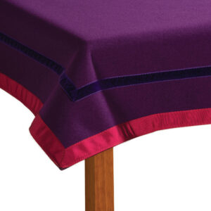 Penhallow's Bridge Cloth - Heather and Campion Colourway Corner Detail