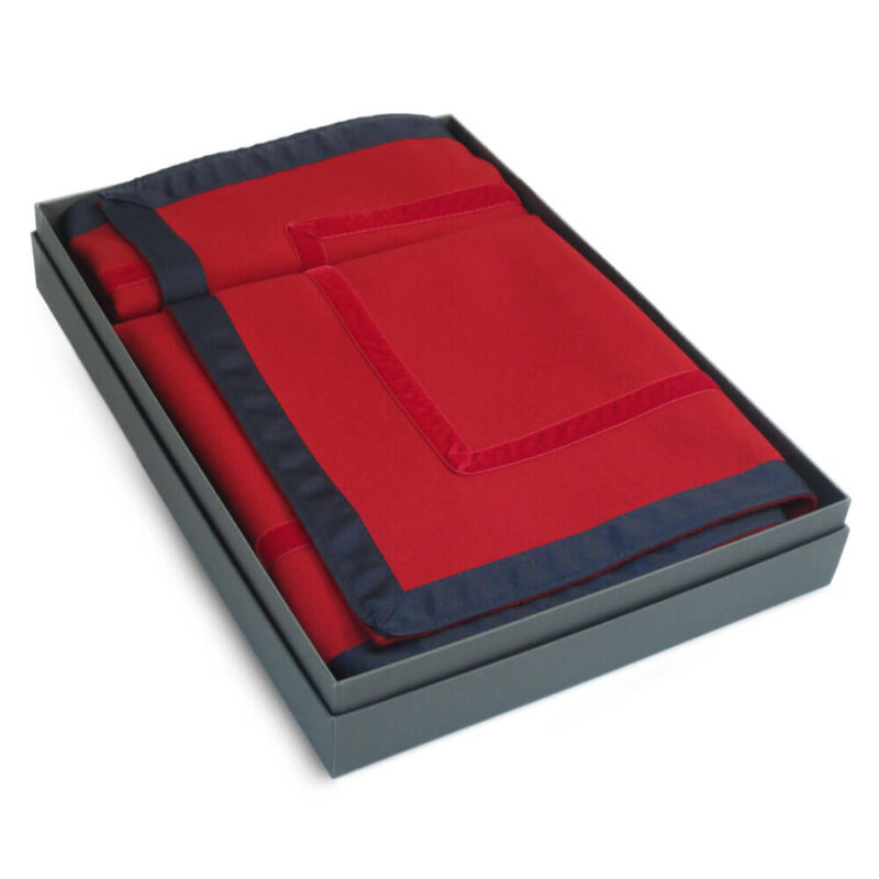 Penhallow's Bridge Cloth - Harbour Yachts Colourway in a Handmade Presentation Box