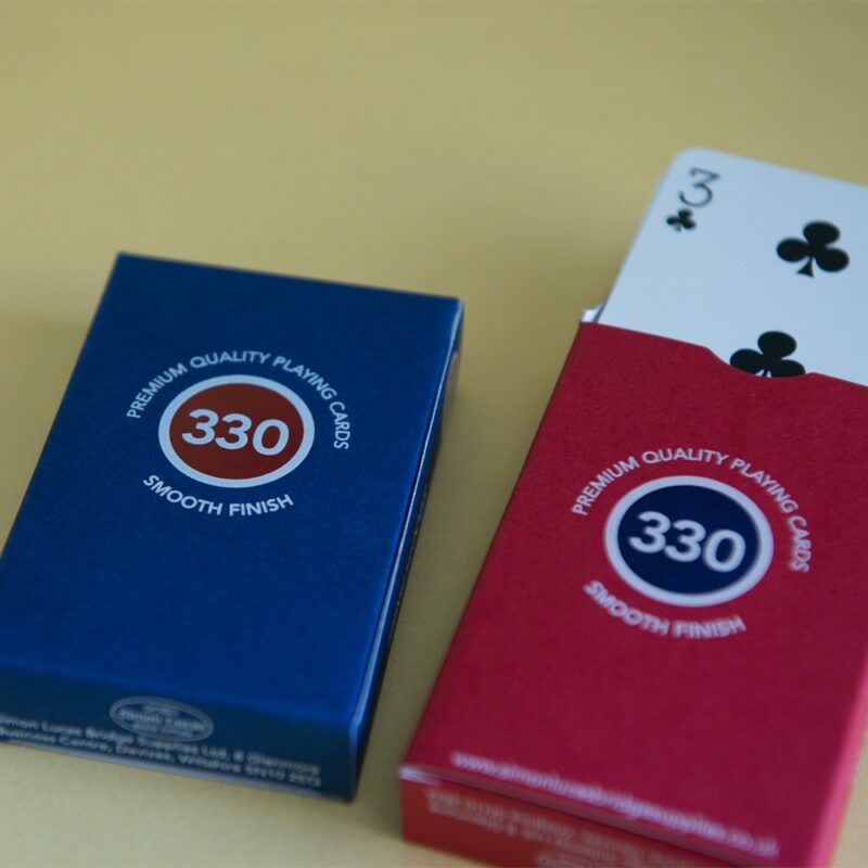 330 high durability playing cards