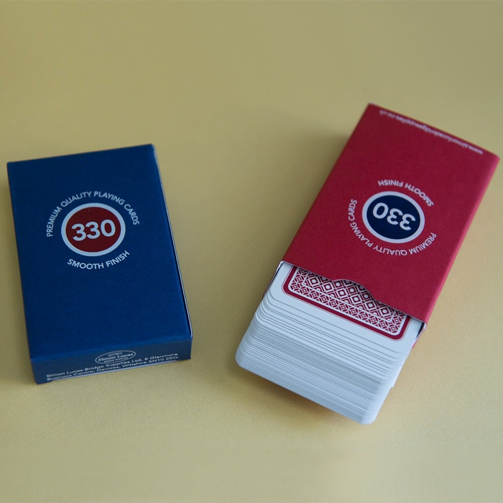 12 Decks Red and Blue Simon Lucas 330 Premium Quality Playing Cards