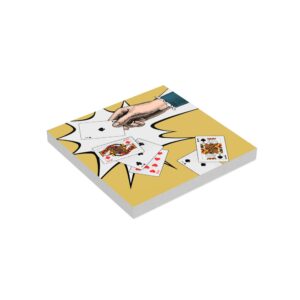 Square Paper Notepad Ace of Spades
