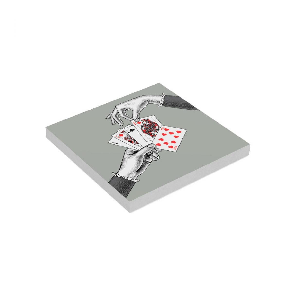 Handy Square Notepad Plain Paper Queen Of Diamonds Simon Lucas Bri Handy Square Notepad Plain Paper Queen Of Diamonds Simon Lucas Bri