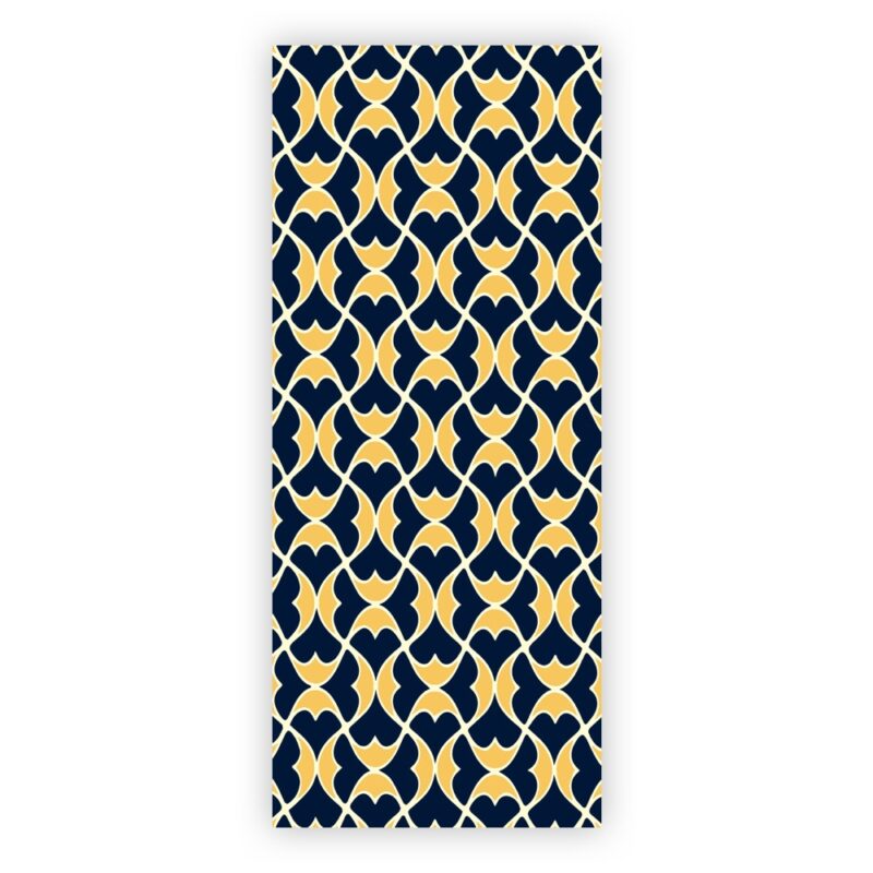 Helios blue yellow long notepad cover detail