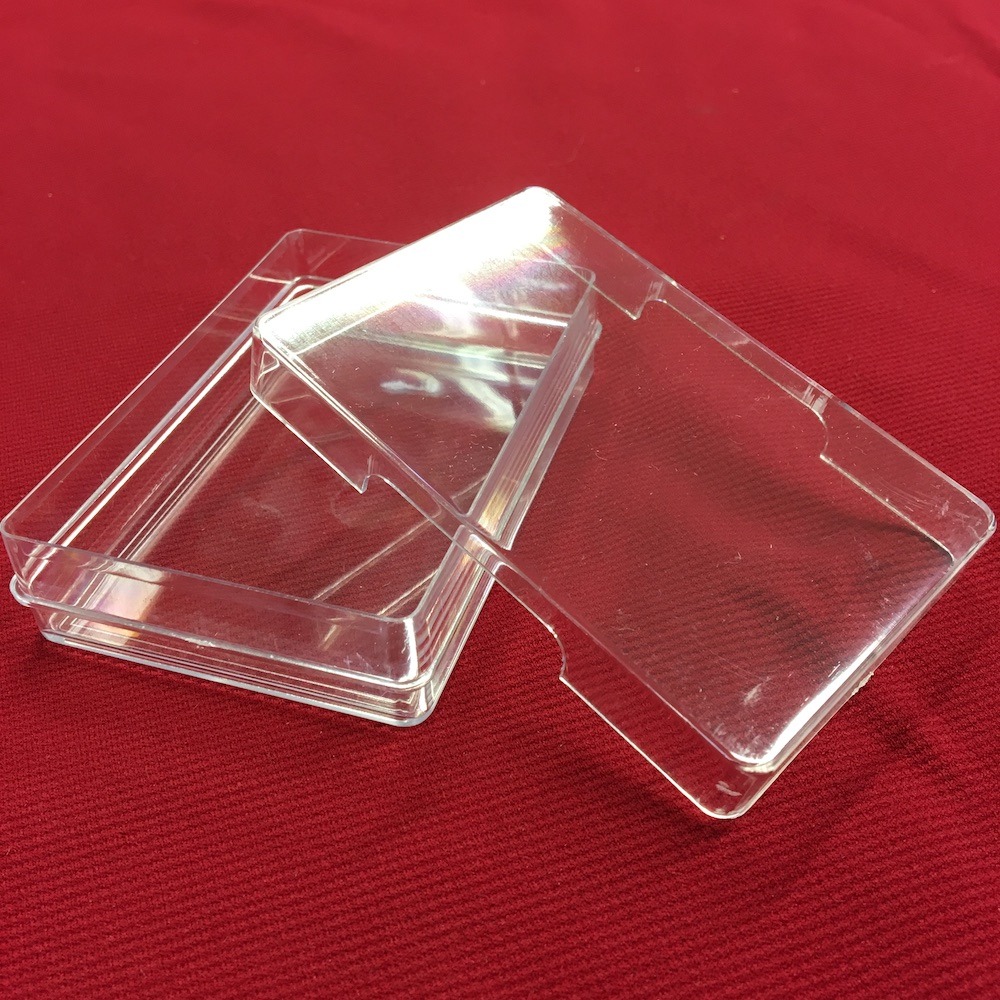 10 Clear Plastic Cases For Playing Cards Decks