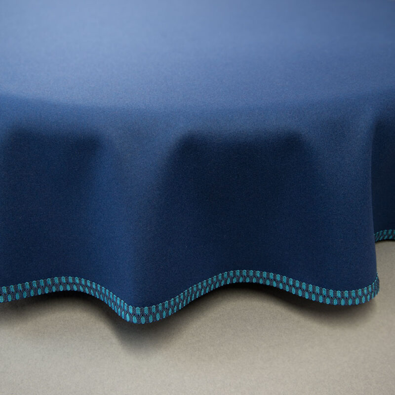 bespoke custom baize round tablecloth