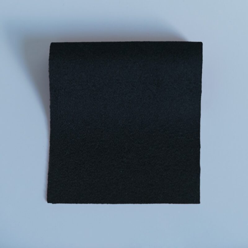 100% Merino Wool Baize Black