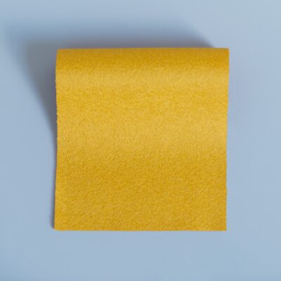 100% Merino Wool Baize – Pollen Yellow