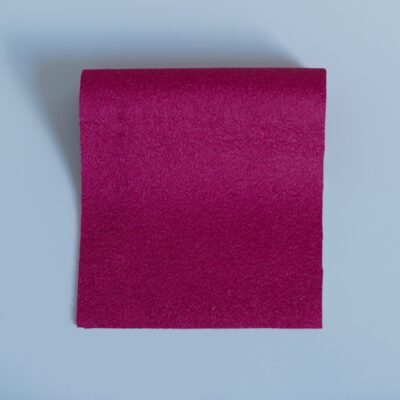 100% Merino Wool Baize – Raspberry