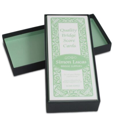 Luxury Boxed Set of Rubber Score Pads