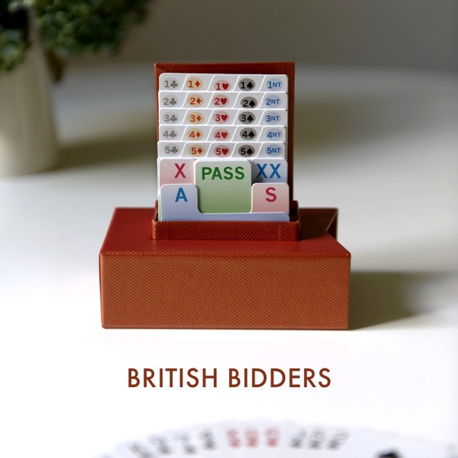 Click to see our handmade British Bidder bidding boxes