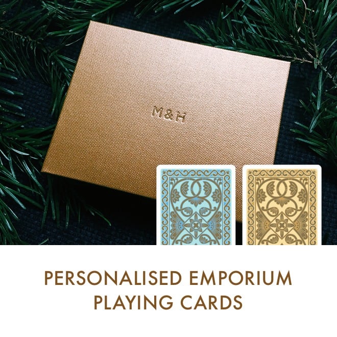 Click to see our personalised decorative playing card twin packs