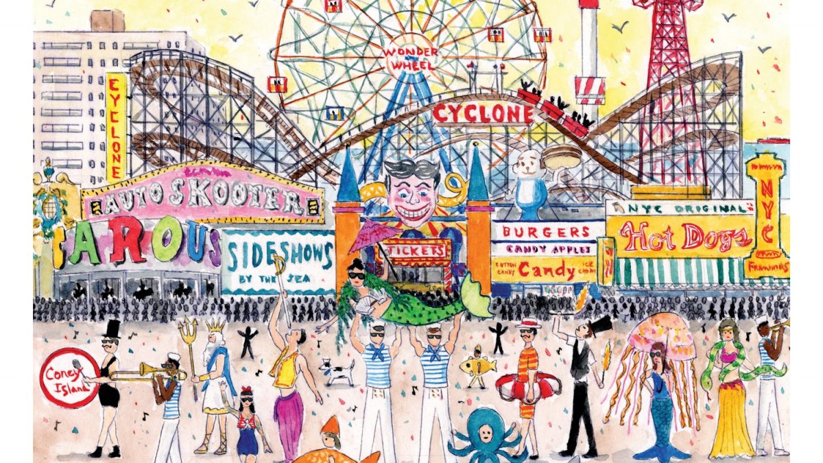 for sale online 2015, Game Michael Storrings Summer at the Amusement Park by Galison Publishing Staff and Michael Storrings 