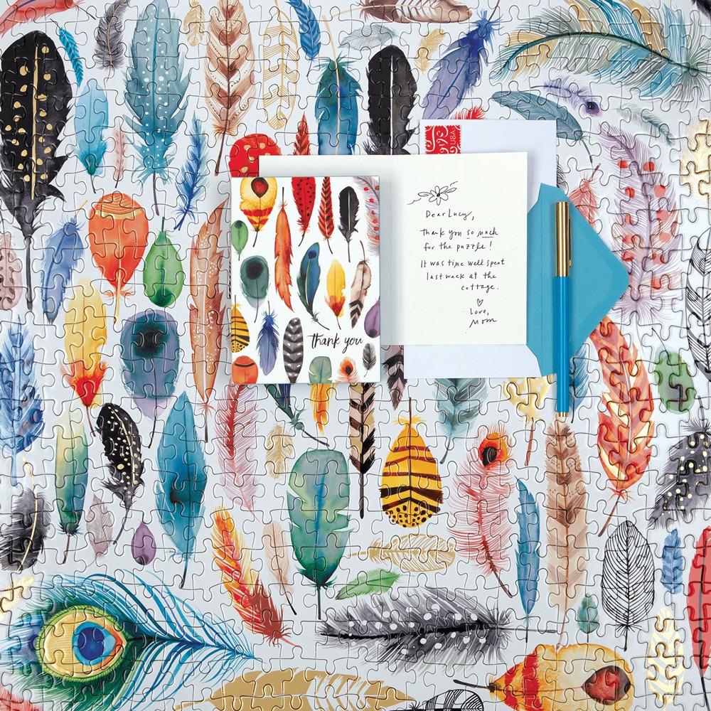 Feathers Jigsaw Puzzle 1000 Pieces Simon Lucas Game Supplies