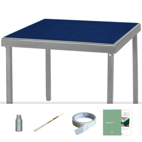 blue baize card table recovering kit
