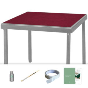 burgundy baize card table recovering kit