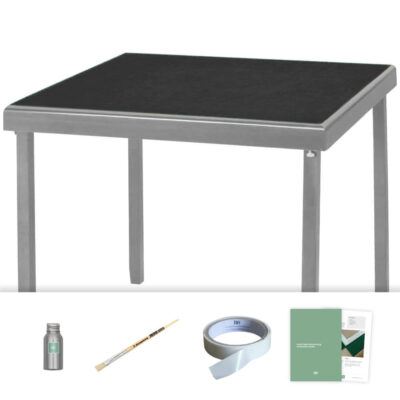 Upholstery Baize Card Table Recovering Kit, Landmark Grey – 90% Wool