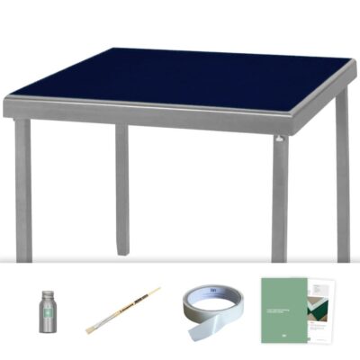 Upholstery Baize Card Table Recovering Kit, Renaissance Blue – 90% Wool