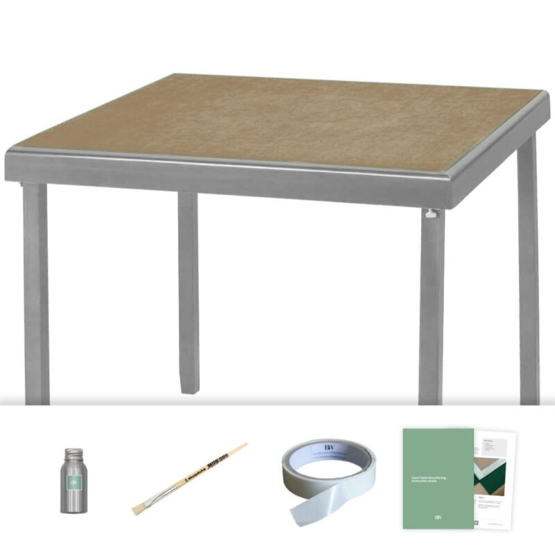 timeless tan card table recovering kit