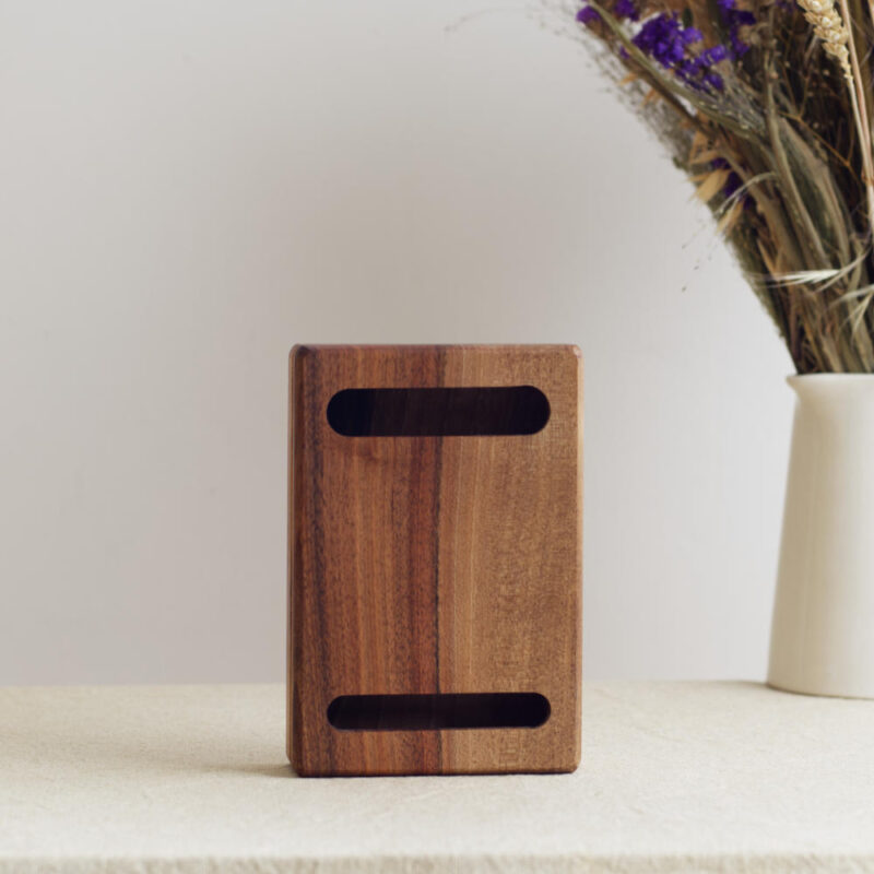 luxury walnut wood wooden bridge bidding box