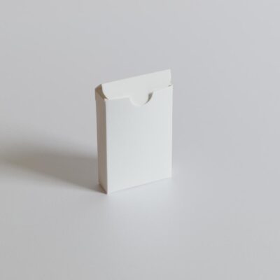 White Tuck Box Case for Playing Cards