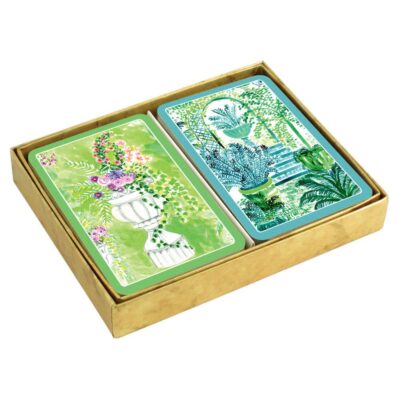 caspari decorative playing cards jardin du luxembourg boxed