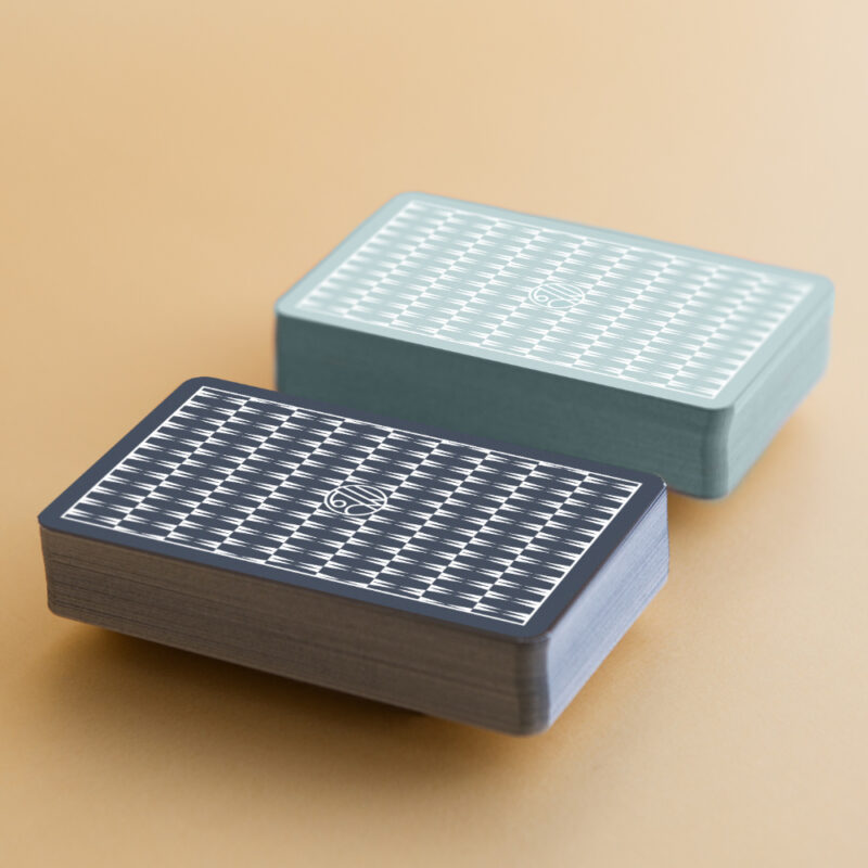 william and son single colour playing cards