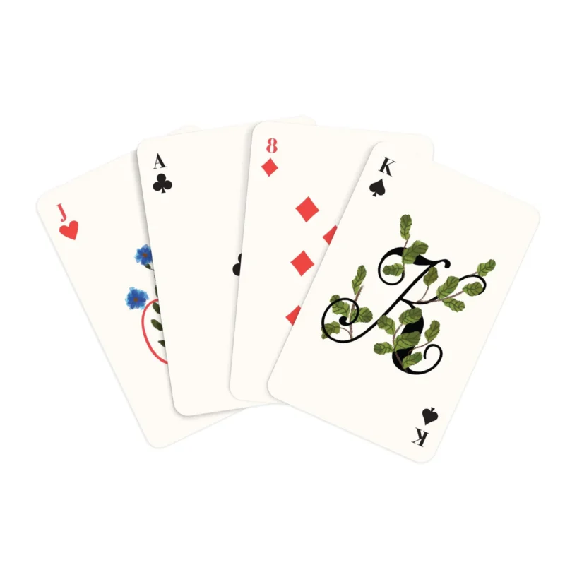 joy laforme plant kingdom playing cards set court cards