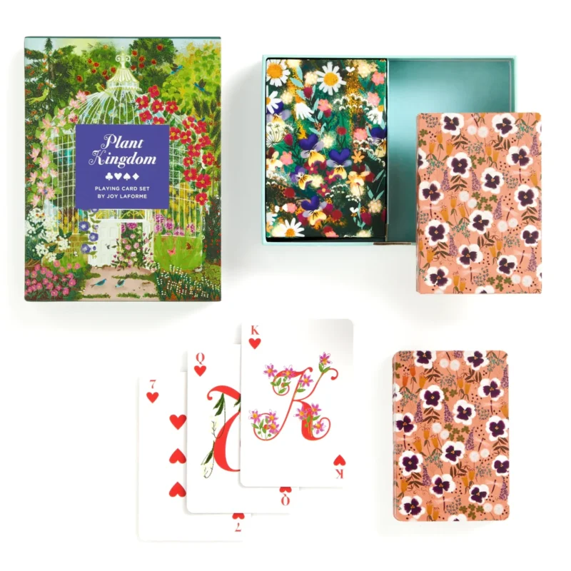 joy laforme plant kingdom playing cards set lay out