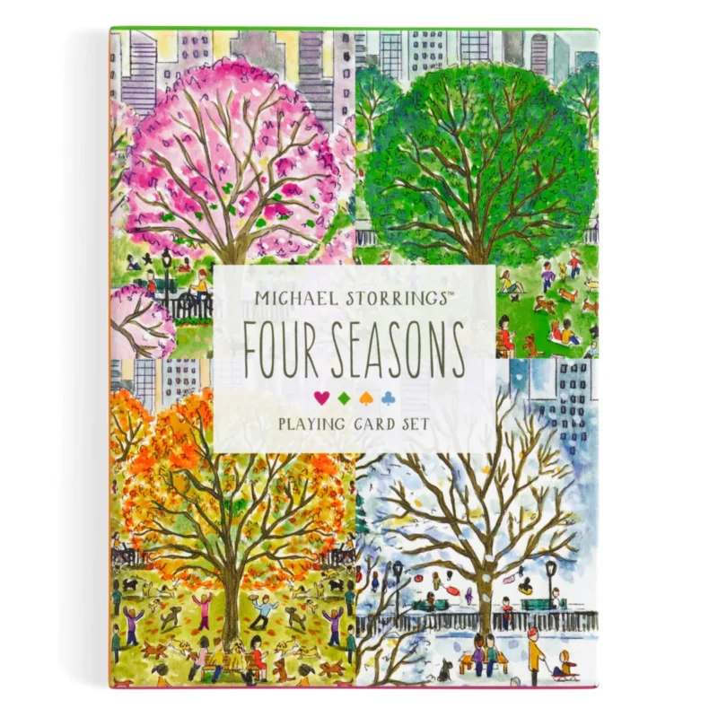 michael storrings four seasons playing cards set box front