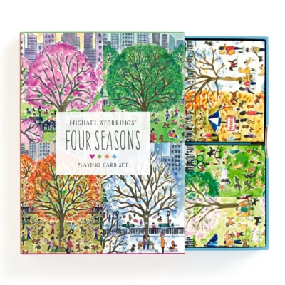 michael storrings four seasons playing cards set box open