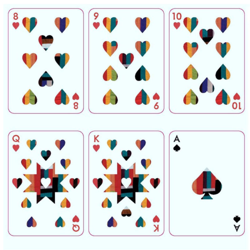 quilts of gee's bend playing cards - playing card faces