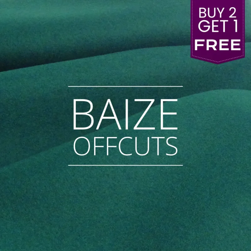 green baize offcuts remnants special offer