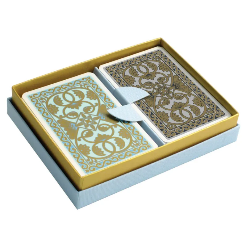 Emporium Playing Cards Duck Egg Blue and Grey