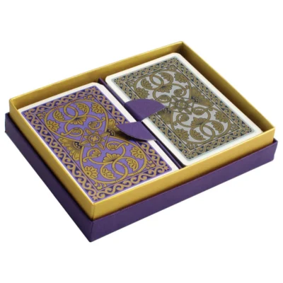 Emporium Playing Cards – Purple and Grey