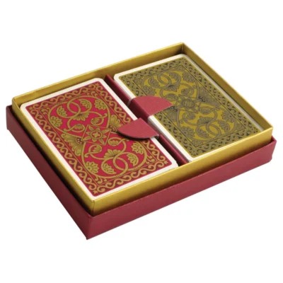 Emporium Playing Cards – Pink and Mustard