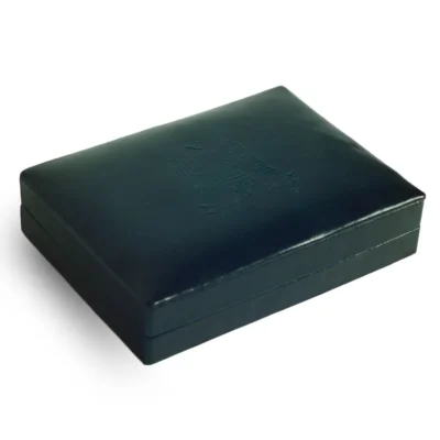 Green Leather Playing Card Box
