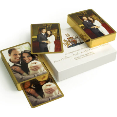 William and Kate – Limited Edition Gilt Edged Playing Cards