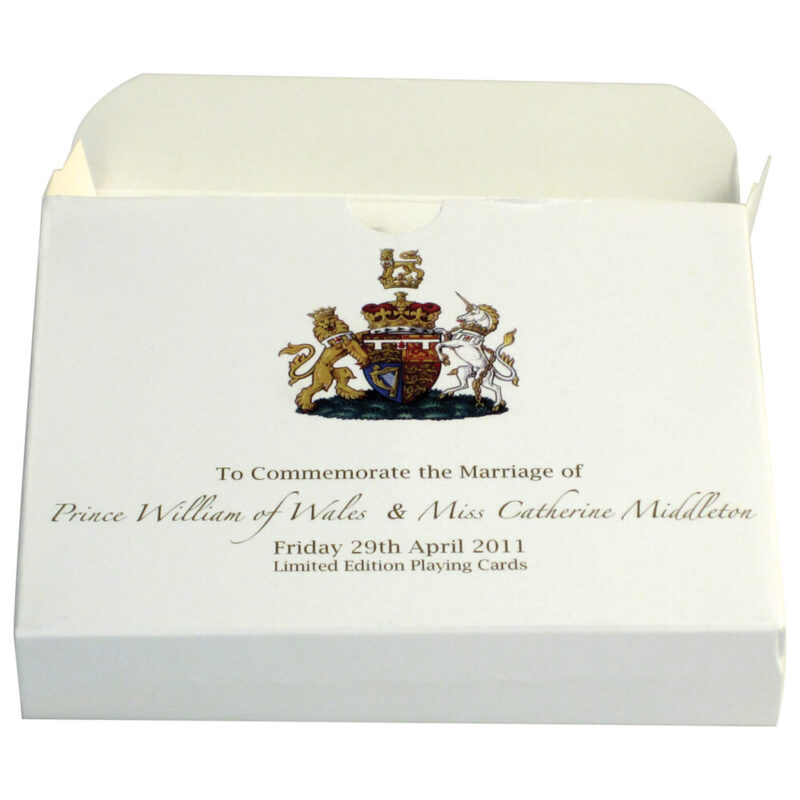 William and Kate - Limited Edition Gilt Edged Playing Cards